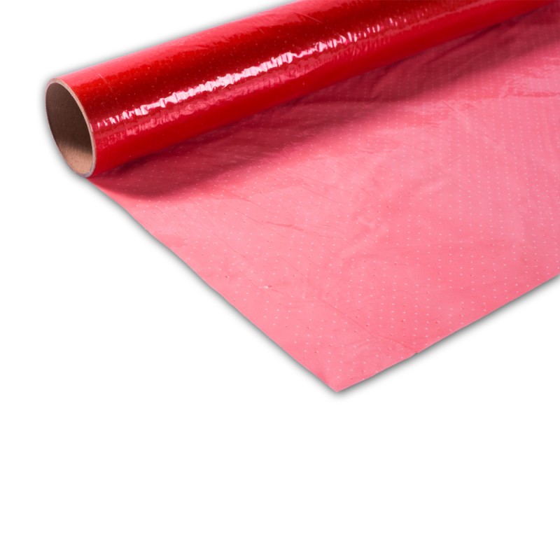 FEP 48P Red Film Perforated Parting Film by the Yard